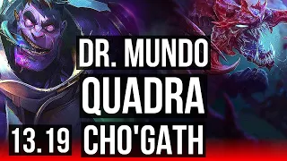 MUNDO vs CHO (TOP) | Quadra, 15/2/8, Legendary | EUW Master | 13.19