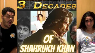 3 Decades Of SRK Reaction by Arabs | Tribute To The Legend Of Indian Cinema 2022 | SRK SQUAD