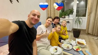 RUSSIAN FAMILY LOVES TO COOK FILIPINO FOOD! LONGANISSA!