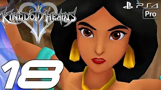 Kingdom Hearts 2 HD - Gameplay Walkthrough Part 18 - Genie Jafar & Experiment Boss Fight (PS4 PRO)