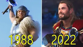 Evolution of Thor in Movies w/ Facts 1988-2022