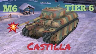 M6 Gravity Force Battle in Castilla (WoT Blitz Gameplay)