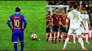 Leo Messi vs Cristiano Ronaldo - All Freekick Goals in Football ● 2003-2021 ◄ HD