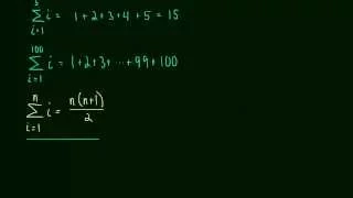 4.2 Summation Formulas and Sigma Notation