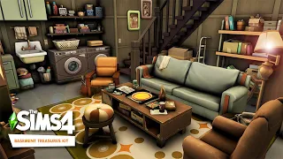 That 70's Show Basement ✌️ || The Sims 4 Basement Treasures: Speed Build