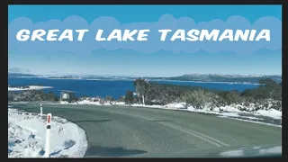 GREAT LAKE TASMANIA ROAD TRIP | SNOW IN GREAT LAKE TASMANIA AUSTRALIA