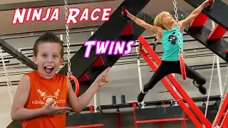 Payton Vs Paxton Twin Ninja Race!