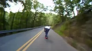 Longboard Crash at 45mph