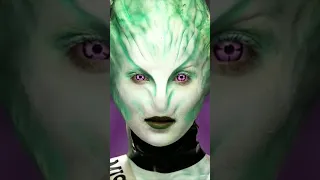 FACE OFF Miss Intergalactic makeup (part 2) #faceoff #shorts