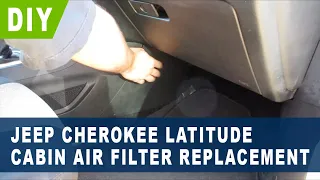 Jeep Cherokee Latitude Cabin Air Filter Replacement ( 2014 2015 2016 2017 2018 2019 )