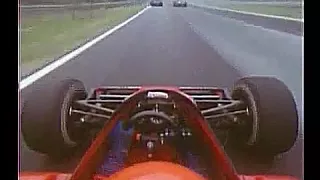 Niki Lauda onboard in Zolder, Ferrari, Belgium 1978