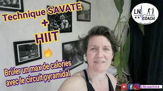 BOXING AT HOME - workout live #7 - Technique Savate + HIIT - brûle tes calories avec un pyramidal