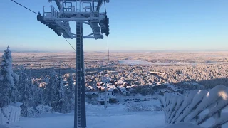 Lapland ski resort cable car