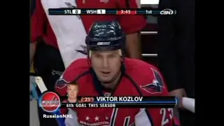 Viktor Kozlov scores two goals vs Blues (18 dec 2008)