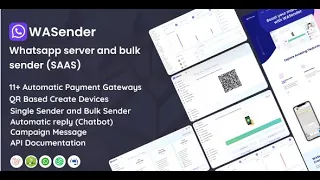 How to Install WASender - Whatsapp server and bulk sender (SAAS) Script #wasender (2023) | WA Sender