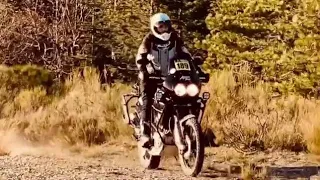 Africa twin 750 in woods ||  twin engine performance at it's best