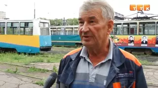 Почти на час остались жители Темиртау без трамваев
