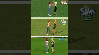 Fighting - Sims 1 vs Sims 2 vs Sims 3 vs Sims 4 | Part 1