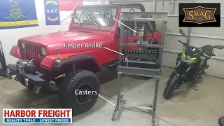20 Ton Press and SWAG Finger Brake - Build and Mods