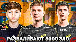 СИМПЛ И МОНЕСИ БЕРУТ МЁРТВЫЕ КЛАТЧИ! S1MPLE, M0NESY, B1T И TURBOXGIRL ИГРАЮТ НА 5000 ЭЛО (CS:GO)