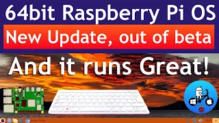 64bit raspberry pi OS is out of Beta and it’s Great!