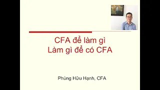 Học CFA như thế nào