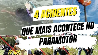 Os 4 acidentes que mais ocorrem no paramotor