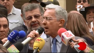 Uribe y sus escoltas se tomaron la seguridad del Palacio de Justicia