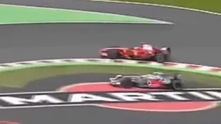 Lewis Hamilton controversial overtake on Kimi Raikkonen | 2008 Belgian gp #shorts