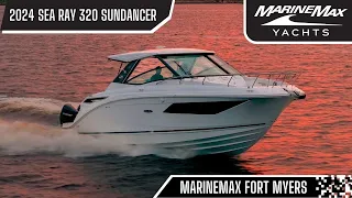 Brand New 2024 Sea Ray 320 Sundancer Walkthrough Available At MarineMax Fort Myers!