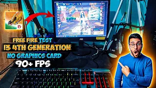 Intel Core i3 4th Gen Free Fire Game Test with No Graphics Card || Low End Pc  Free Fire Gameplay ||