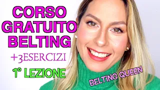 CORSO GRATUTIO DI BELTING - PRIMA LEZIONE