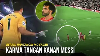 “Ditantang Tangan Kanan Messi” Lihat Cara Mo Salah Taklukkan Psywar Emiliano Martinez