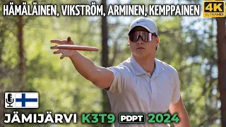 Jämijärvi K3T9 Pro Tour 2024, Lauri Hämäläinen, Oskari Vikström, Onni Arminen, Lenni Kemppainen PDPT