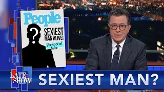 Is Chris Evans People's Next Sexiest Man Alive? Only Stephen Colbert Knows The Truth.