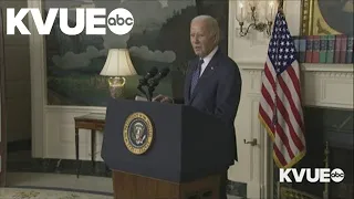 Biden responds to reporter's question about his memory: 'I let you speak'