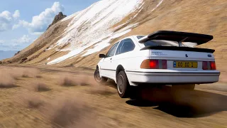 518 hp Ford Sierra Cosworth RS500 1987 - Forza Horizon 5 - Gameplay (UHD) [4K60FPS]