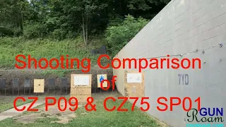 Shooting Comparison of CZ P09 vs CZ75 SP01