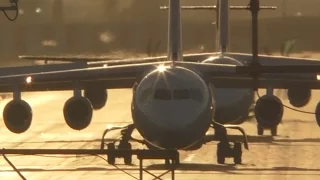 Rush hour at London City Airport