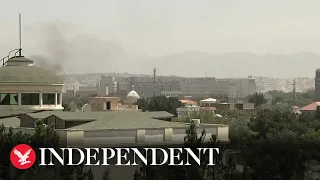 Afghanistan: Smoke seen rising in Kabul as US embassy destroys sensitive documents