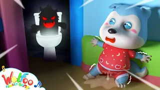 👻 Monster in the Toilet 🚽 Wolfoo need to go Potty | Funny Kids Songs | Wolfoo Family Song