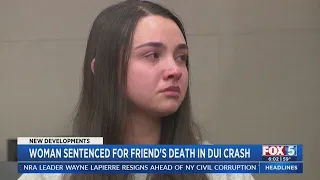 Woman Sentenced For Friend's Death In DUI Crash