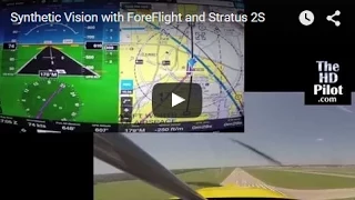 Synthetic Vision with ForeFlight and Stratus 2S