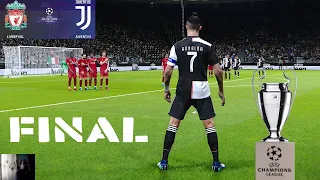 PES 2020 | FINAL UEFA Champions League | C.Ronaldo Free Kick Goal | Liverpool vs Juventus FC