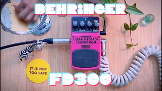 🌋Behringer FD300 | Ultra Feedback &  Distortion | Clone of Boss DF-2(no talking)