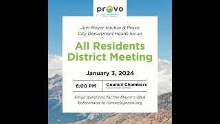 Mayor's Meeting for All Neighborhood Districts 01/03/2024