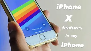 iPhone X Swipe up features in any iPhone