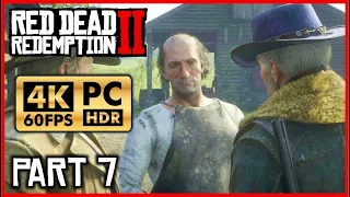 RED DEAD REDEMPTION 2 [PC 4K 60FPS HDR] Walkthrough Part 7 - Chapter 2: Horseshoe Overlook