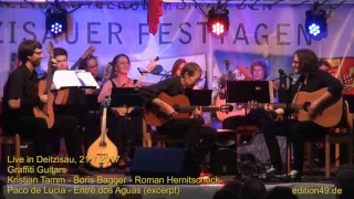 Paco de Lucia Entre dos Aguas Graffiti Guitars Boris Bagger Roman Hernitscheck Kristjan Tamm