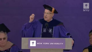 2016 NYU Commencement President Andrew Hamilton's Speech